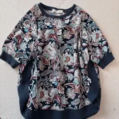 AS KNOW AS plus 花柄プリント 半袖Tシャツのサムネイル