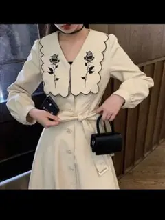 【新品】韓国ワンピース 長袖 秋服 冬服