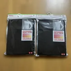 ユニクロ ヒートテック クルーネック　S×2枚セット ブラック
