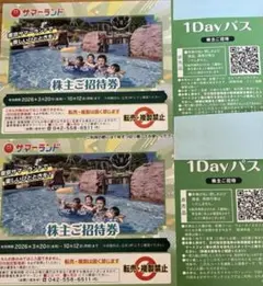 2026年最新】東京サマーランド 招待券の人気アイテム - メルカリ