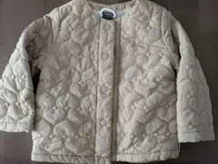 ベビー　アウター　キルティング　ハート　90