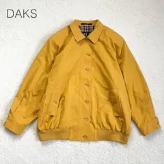 【ダックス】コットンブルゾン ジャケット 長袖 綿100 日本製 レトロ 黄 Lのサムネイル