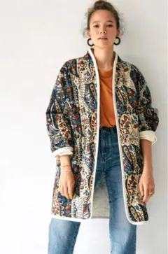 リバーシブル キルティングジャケット