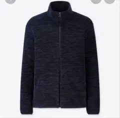 UNIQLO メンズ フリースジャケット 杢柄