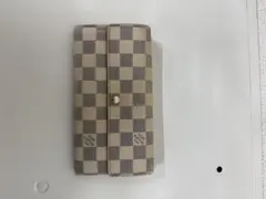 ルイヴィトン ポルトフォイユ・サラ ダミエ・アズール N61735