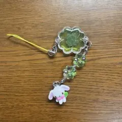 산리오 シュガバニ シークレットクローバーストラップ しろうさ