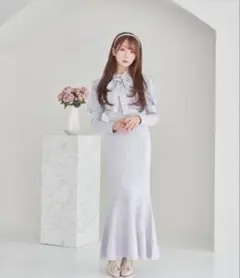RoseMuse Tack mermaid dress グレー - メルカリ