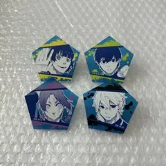 ブルーロック ブルロ アクリル バッジ ラメ 御影玲王 蜂楽 廻 潔世一 凪