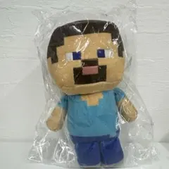 【新品・未使用】ケイカンパニー　Minecraft ぬいぐるみ　スティーブ