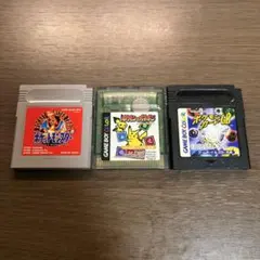ポケモン　ゲームボーイソフト3本セット