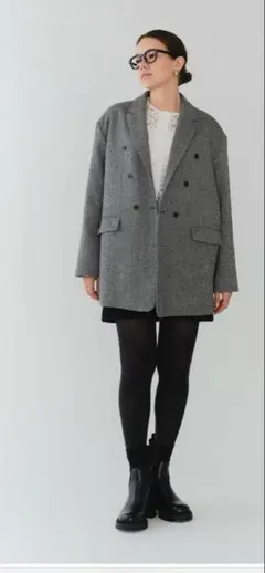 最終値下げ 新品ヨリyoriエコウールツイードジャケット38【2025AW