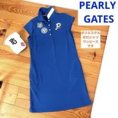 パーリーゲイツ　襟付きシャツワンピ