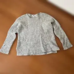 UNIQLO グレー ニットセーター S アルパカ入り
