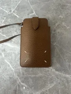Maison Margiela マルジェラ フォンケース ネックポーチブラウン