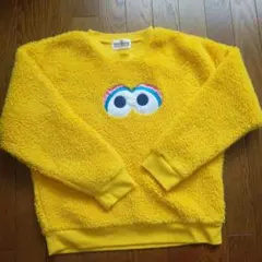 SESAME STREET ボアトレーナー イエロー Fサイズ