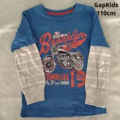 GapKids ブルー長袖Tシャツ 110cm