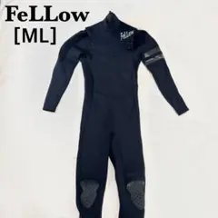 【美品】FELLOW ウェットスーツ フルスーツ ML 3mm チェストジップのサムネイル