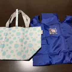 【新品未使用】三越伊勢丹 ノベルティ 折りたたみバッグ２点セット