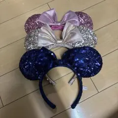 ディズニー キラキラ　カチューシャ　3個セット