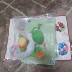 一番くじ　Yoshi ぬいぐるみ・マイクロファイバータオルセット