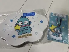 サンリオキャラクター大賞一番くじ　雲形トレイ　アクリルキーホルダー　ハンギョドン