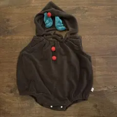 ベビー服　クリスマス　トナカイ　ロンパース　73cm 帽子付き