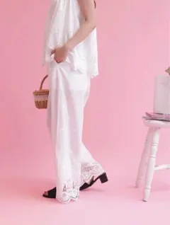 Bonum JOURNAL STANDARD レース ヘム バルーン パンツ - メルカリ