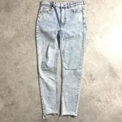 【美品】ベルシュカ スーパーハイライズ クロップドデニムパンツ 38/06