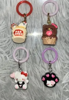 ハローキティ 日焼けキティ 目印チャーム セット