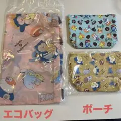 ミスドxポケモン　ポーチ2個&エコバッグ
