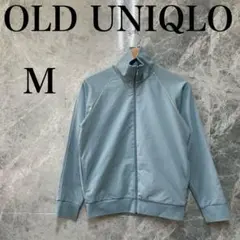 OLD UNIQLO メンズ M ブルー トラックジャケット ジャージ 古着