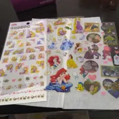 ディズニー、プリンセス、シールセット