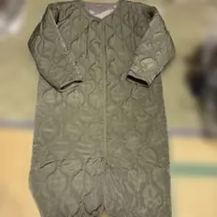 sokashimo キルティングロングジャケット オリーブグリーン