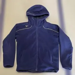【MizunoPro】フリースジャケット　フード　野球　ジャンバー　L