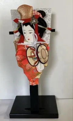 伝統的な羽子板 ガラスケース付き - メルカリ