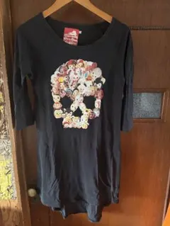 ケイキィ　keikiii ガイコツ　カットソー　ワンピース　Tシャツのサムネイル