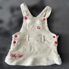 BABYDOLL コーデュロイサロペットスカート