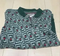 BoTT ポロシャツ 総柄 グリーン レッド ストリート　ボット　初期のサムネイル