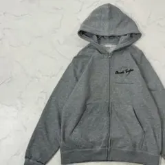 CONVERSE ロゴ ALL STAR スニーカー柄 フルジップ パーカー M