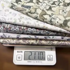 こ**様 ②リバティ ハギレ　生地セット 211g