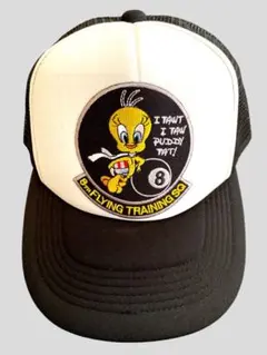 トゥーイーティー 8TH F.T ワッペン付き メッシュキャップ 黒×白 新品