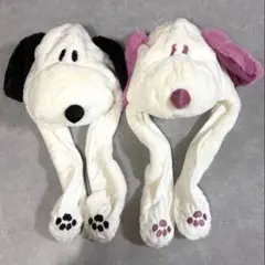 USJ ユニバ スヌーピー キャップ 被り物 2個セット