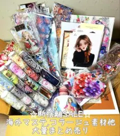 断捨離SALE♥海外マステ,コラージュ素材他 大量まとめ売り【Bセット】