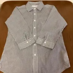 [美品] NANO UNLVERSE ナノユニバース ボタンダウン 七分袖シャツ