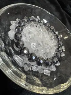 テラヘルツ 多面カット 天然石ブレスレット