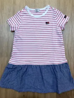 【美品！】ミキハウス ワンピース 110 mikihouse ダブルビー 129