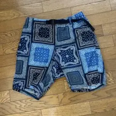 【美品】Gramicci 　バンダナ柄　ショーツ　L ネイビー　BEAMS取扱品
