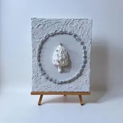 テクスチャーアート 冬の処方箋アート 冬インテリア カフェ