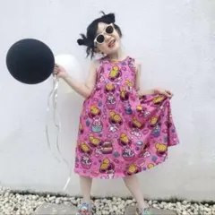 ヒスミニ新品総柄ワンピース