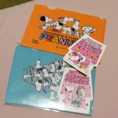 PEANUTS 75周年 ステッカー ファイル　スヌーピー